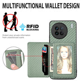 Carbon Fiber Magnetic Card Bag Phone Case